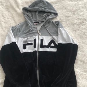 Fila zip up hoodie